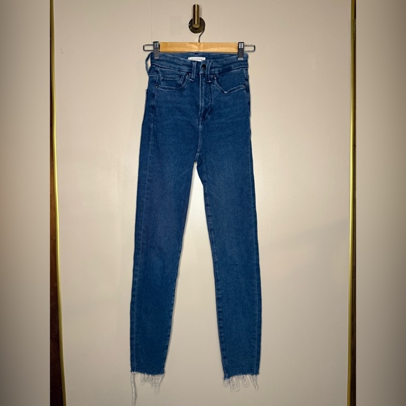 Good American Good Waist High Waist Skinny Jeans 24 - Picture 1 of 8